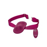 Aparat de masaj intim CALEXOTICS Dual Rider Grinder, cu jartieră detașabilă, control prin telecomandă, 12 funcții de vibrații, mov