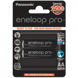 Baterie Panasonic Eneloop Pro, AA / LR6 / 1.2V, Set 2 Bucati, Reincarcabila, 2450mAh