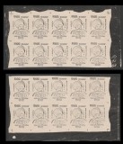 1944 Romania - Cercul Iesenilor, set 2 planse-eseu Vasile Lupu, proba finala de tipar, ex-colectia Oscar Snak