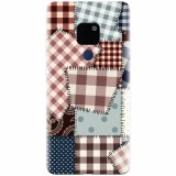 Husa silicon pentru Huawei Mate 20, Patchwork Vector