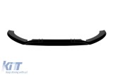 Spoiler tip RS6 potrivit pentru bara frontala RS pe Audi A6 sedan, break 2010-2016, lac negru Performance AutoTuning
