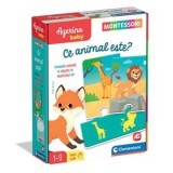 Joc Educativ &bdquo;Ce Animal Este?&rdquo; - Metoda Montessori, 32 Piese, CMCLASS