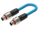Cablu LUMBERG AUTOMATION M12 8 pini 3m 60VDC pentru senzori și automatizări RP12M-MSSV8X