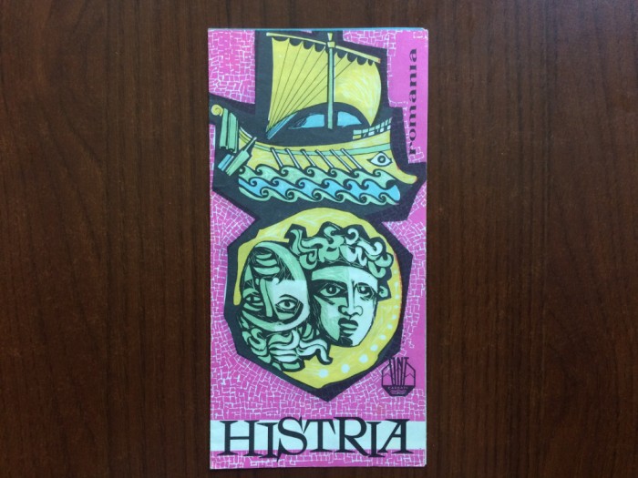 pliant histria reclama turism romania ONT carpati RSR in limba engleza anii &#039;70