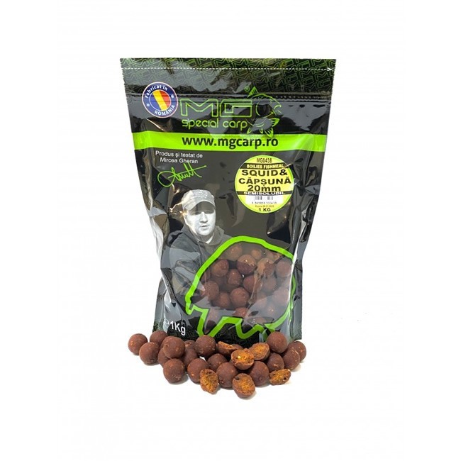 BOILIES MG SPECIAL CARP Semi Solubile Squid&amp;Octopus Capsuna 20mm 1KG