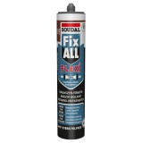 Adeziv / izolant de montaj pentru constructii, Fix All Flexi Soudal, aplicare cu pistol, interior / exterior, maro, 290 ml