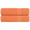 vidaXL Prosoape de m&acirc;nă 2 buc Portocaliu 50x100cm 360 g/m&sup2; 100% bumbac 136902