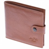 Portofel barbati din piele naturala, maro, 11 x 10 cm, 403-3M, NANO BELT