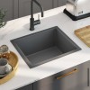 VidaXL Chiuvetă de bucătărie lucrată manual, negru, oțel inoxidabil