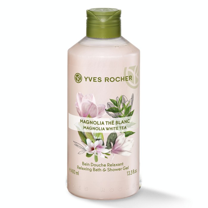 Gel de duș nectar Floare de Magnolie &amp; Ceai alb, 400 ml (Yves Rocher)