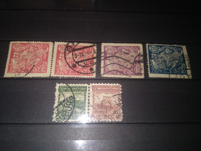 TIMBRE CEHOSLOVACIA 1923