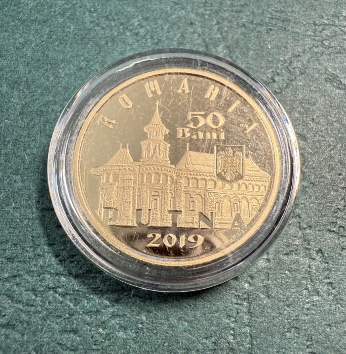 50 bani 2019 proof Stefan cel Mare