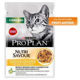 PURINA PRO PLAN CAT STERILISED Nutri Savour capsule Pui 85 g