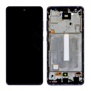 DISPLAY LCD CU TOUCHSCREEN SAMSUNG A525 4G / A526 5G GALAXY A52 2021 VIOLET ORIGINAL foto