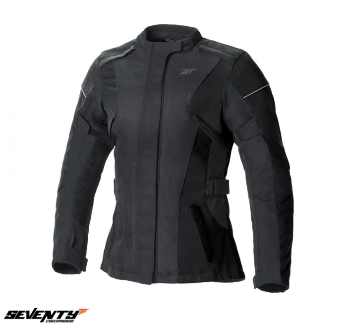 Geaca (jacheta) femei pentru scuter - motocicleta Urban/Touring Seventy iarna model SD-JT79 culoare: negru Negru 4XL