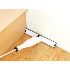 Mop pentru curatarea podelei cu burete pliabil super absorbant, usor de depozitat, alb