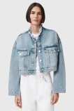 AllSaints geacă de blugi din bumbac SONNY de tranziție, oversize, W062OC