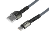 Cablu De Incarcare Si Sincronizare, Microfibra Impletita, 200 Cm, Usb&amp;gt; Usb-c Maway 63026