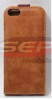 Toc piele FlipCase DELUXE Slim Brown LG Optimus L5 II E460