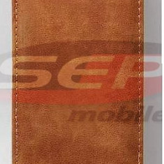 Toc piele FlipCase DELUXE Slim Brown Nokia Lumia 920