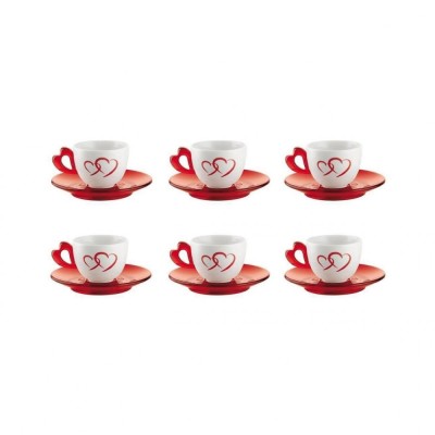 Set 6 cesti cu farfurii GUZZINNI Love foto