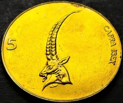 Moneda 5 TOLARI / TOLARJEV - SLOVENIA, anul 1997 * cod 2053 A foto