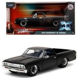 Macheta auto Chevrolet El Camino 1967 Fast &amp; Furious scara 1:32 negru mat