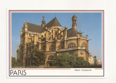 FR1 -Carte Postala - FRANTA- Paris, Saint-Eustache: l&amp;#039;abside, necirculata foto