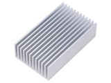 Radiator extrudat cu aripioare 75x45x22mm