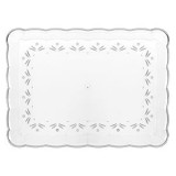 Platou din Plastic Dreptunghiular Transparent 33x23 cm, CMCLASS