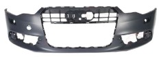 Bara fata Audi A6 (C7), 01.2011-06.2014, grunduita, cu gauri pentru senzori de parcare,cu gauri pentru spalatoare faruri, 4G0807065