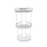 Cumpara ieftin Etajera pentru baie, din inox, 3 rafturi, 200 x 200 mm, S303