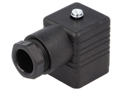 Conector Mamă 18mm 4 PIN 90&amp;deg; cu Valvă foto