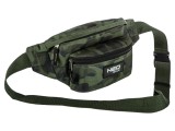 Waist bag universală camo, poliester 600D, 360x120 mm