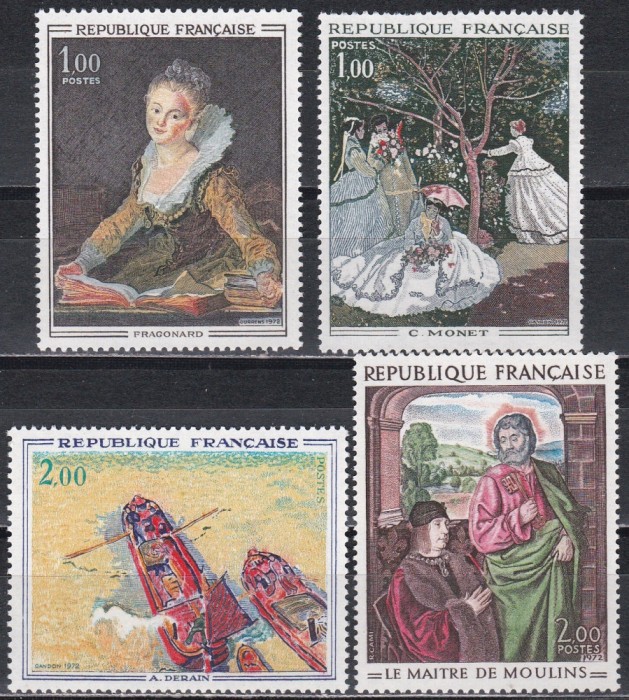 Franta 1972 - Arta franceza, 4 Serii, MNH