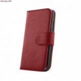 Husa Flip Stand Smart Compatibila LG L9 II (L9 2) - Protectie Integrala, Design Premium, Culoare Rosie