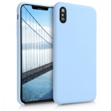 Husa pentru Apple iPhone XS Max, Silicon, Albastru, 45909.58, Carcasa, Kwmobile