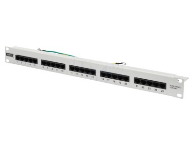 Patch panel rack 19&amp;quot; 1U, 25 porturi foto