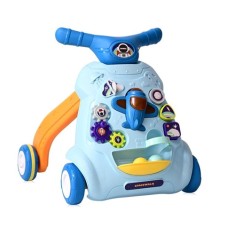 Antemergator Multifunctional Lorelli cu Centru de Activitati Space Blue foto