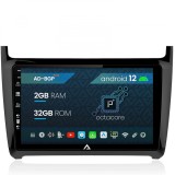 Cumpara ieftin Navigatie Volkswagen Polo (2009+), Android 12, P-Octacore 2GB RAM + 32GB ROM, 9 Inch - AD-BGP9002+AD-BGRKIT033