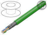 Cablu Ethernet Industrial HELUKAT 600IND S/FTP Cat7 4x2x23AWG Verde