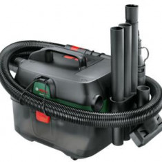 Aspirator cu functionare umeda si uscata BOSCH, AdvancedVac 18V-8 , 18 V, rezervor 8 L, 29 L s, 92 mbari, fara acumulator, fara incarcator