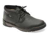 Ghete RIEKER negre, B0333, din piele naturala