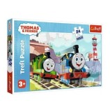 Cumpara ieftin Puzzle Trefl Thomas and Friends - Tom si Percy pe linii, 24 piese maxi