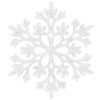 Decoratiune brad fulg de zapada, set 12 bucati, 9-10cm, alb Household NewTrend, Oem