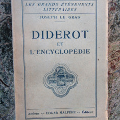 Diderot et l'encyclopédie - JOSEPH LE GRAS