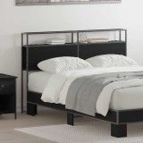 Tăblie de depozitare Stejar negru 140 cm Lemn compozit