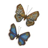 Set doi fluturi decorativi din fonta NG-23, Ornamentale