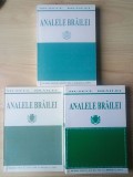 3 numere Analele Brăilei - serie nouă, an IV - nr. 4, an V - nr. 5, an XI - nr. 11