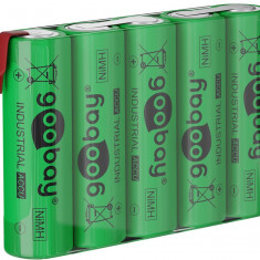 Pachet acumulatori 5x AA 2100mAh 6V Nickel-metal hybride NIMH Goobay